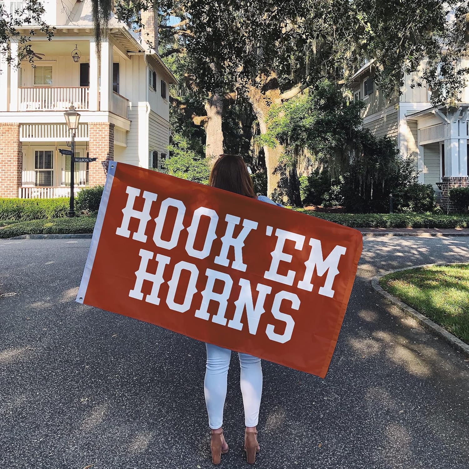 Desert Cactus University of Texas UT Flag - 3 x 5 Feet Longhorns Banner, Indoor/Outdoor Durable Fabric, 100% Polyester Design (Style 8) - Image 6