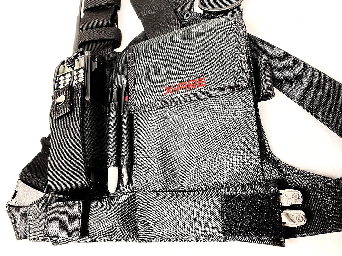 Amazon.co.jp: X-FIRE® Single Radio Chest Rig Harness w/Tool
