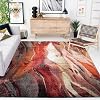 SAFAVIEH Glacier Collection Area Rug - 8' x 10', Red & Multi, Modern Abstract Design, Non-Shedding & Easy Care, Ideal for High Traffic Areas in Living Room, Bedroom GLA126A