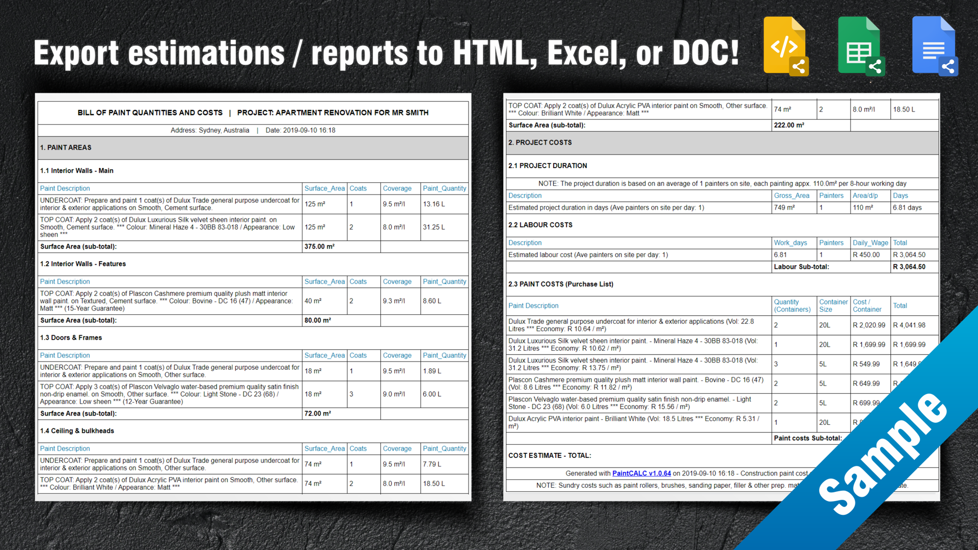 PaintCALC Pro Paint cost & quantity estimator App on Amazon Appstore