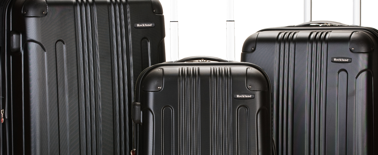 Amazon.com | Rockland London Hardside 3 Piece Expandable Spinner