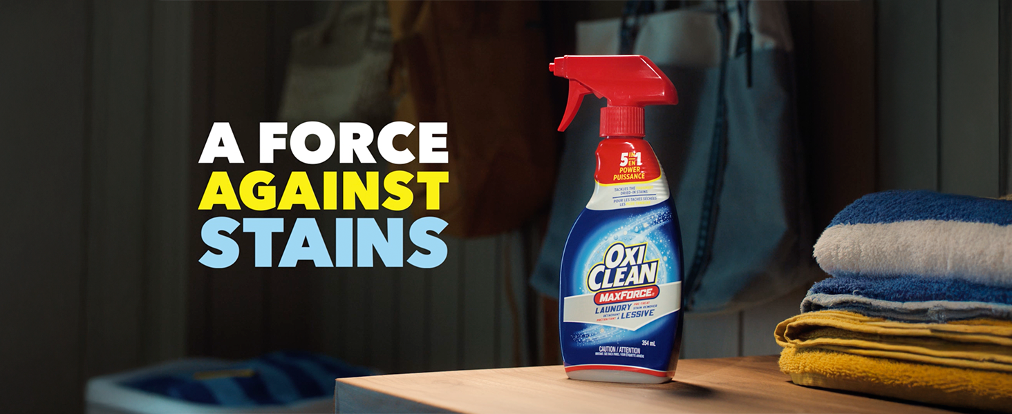 OxiClean All-Purpose Stain Remover Spray for Household, Laundry