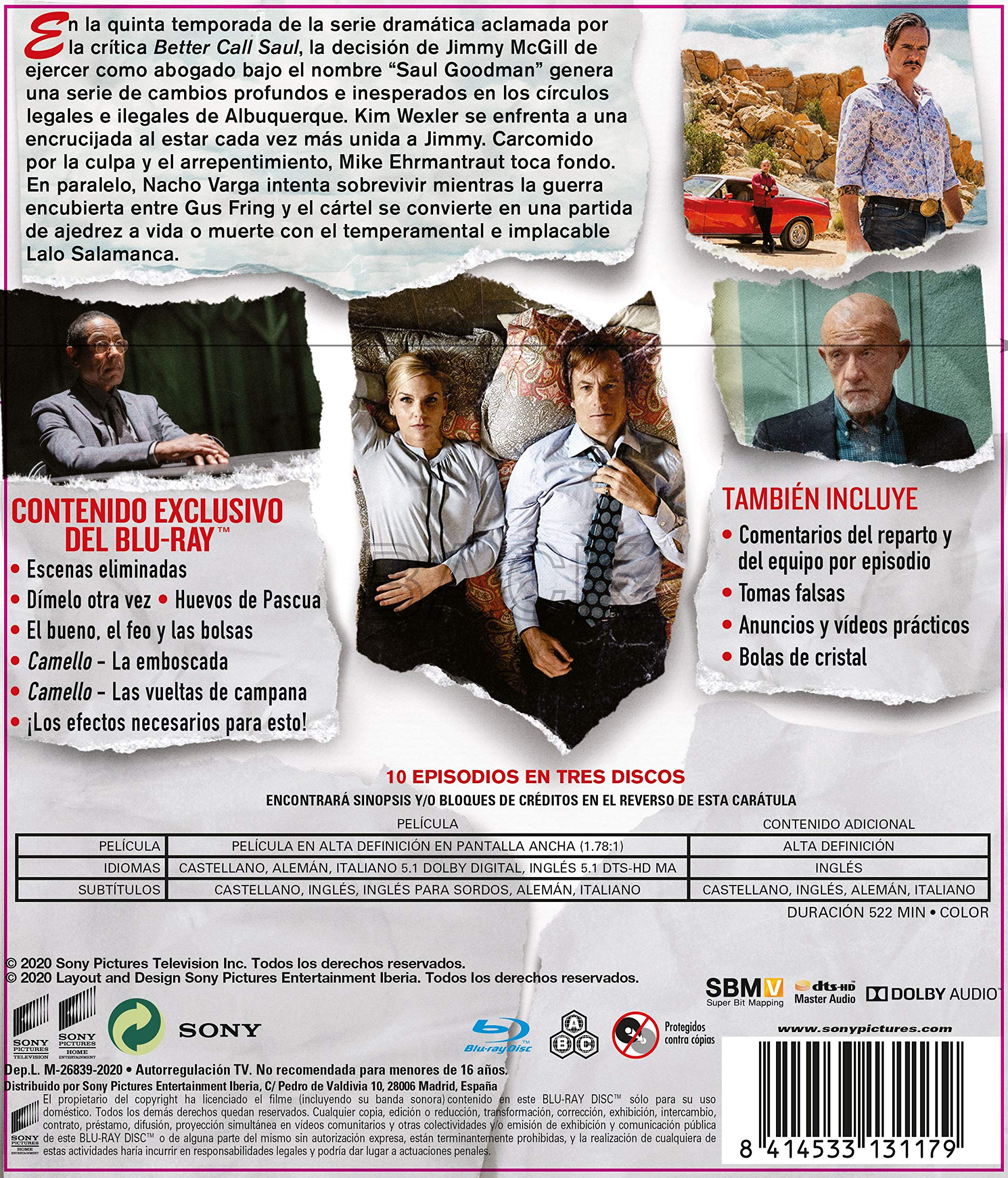 Better Call Saul (5ª Temporada) - BD
