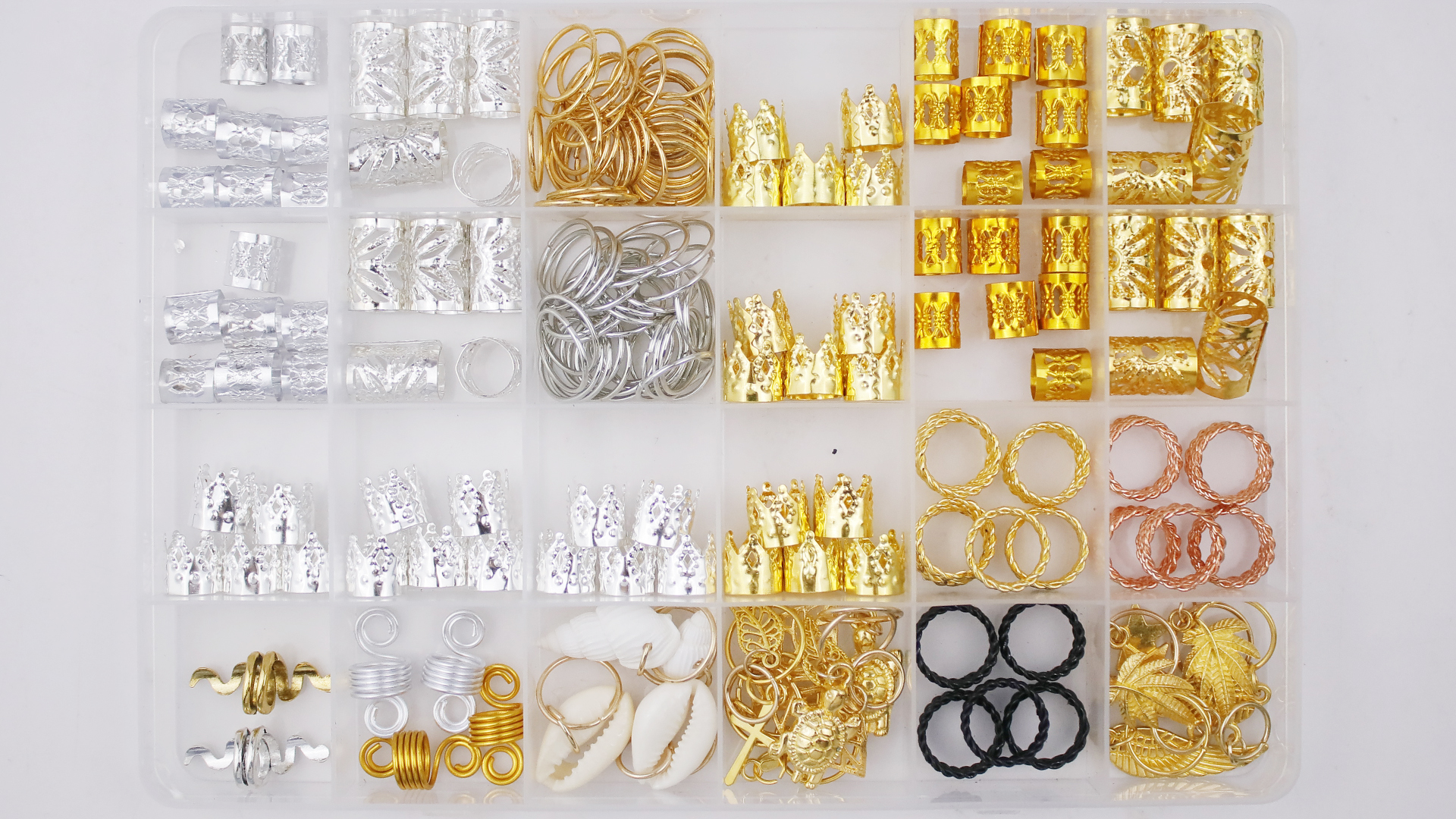 Amazon.com: 189 Pieces of Dreadlock Jewelry, Beads for Hair Braids