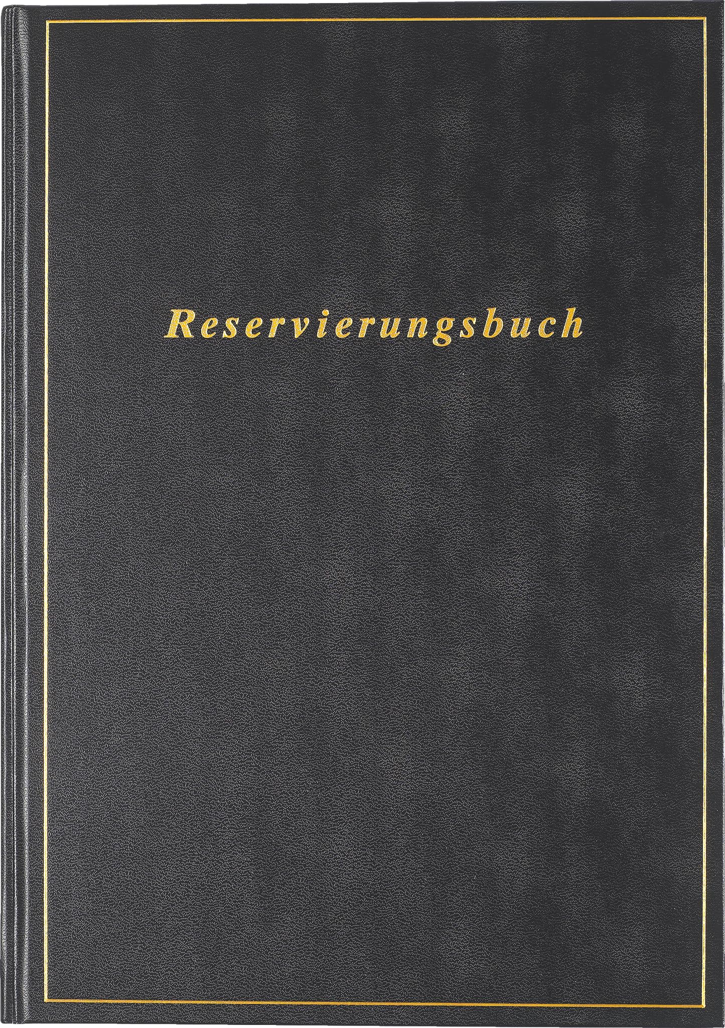rido/idé Reservation Book (2025), 1 Page = 1 Day, A4, 400 Pages, Balacron Cover, Black