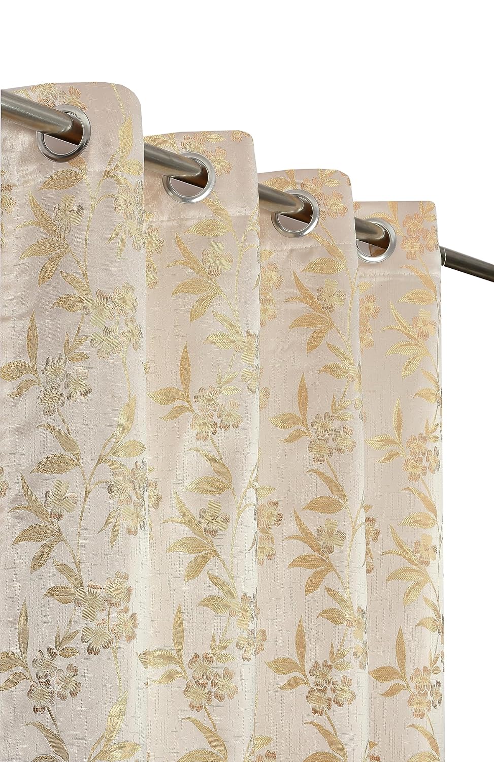 Buy HOME UTSAV Premium Jacquard Fabric Room Darkening Flower Designs
