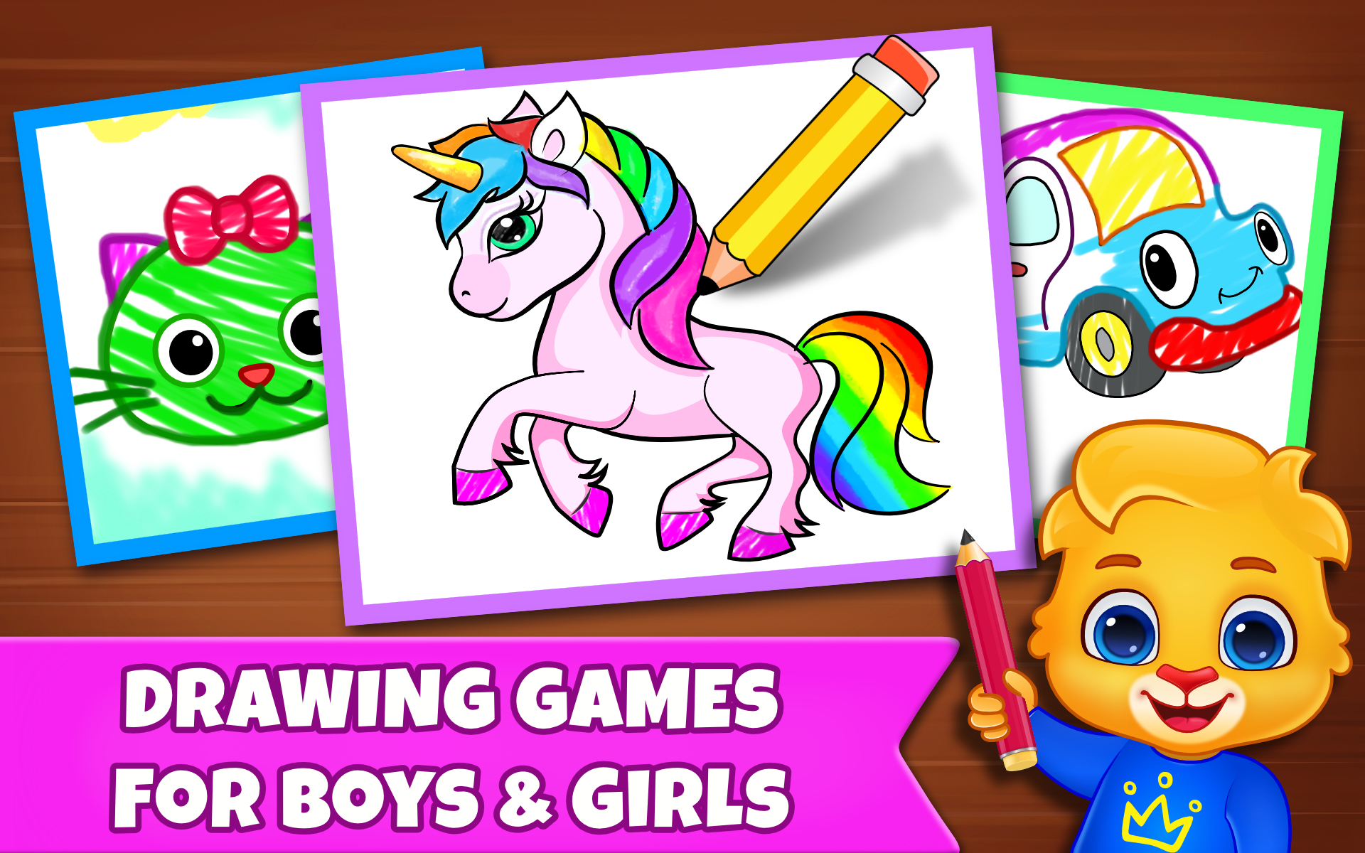 Coloring Games Coloring Book, Painting, Glow Draw By RV AppStudios