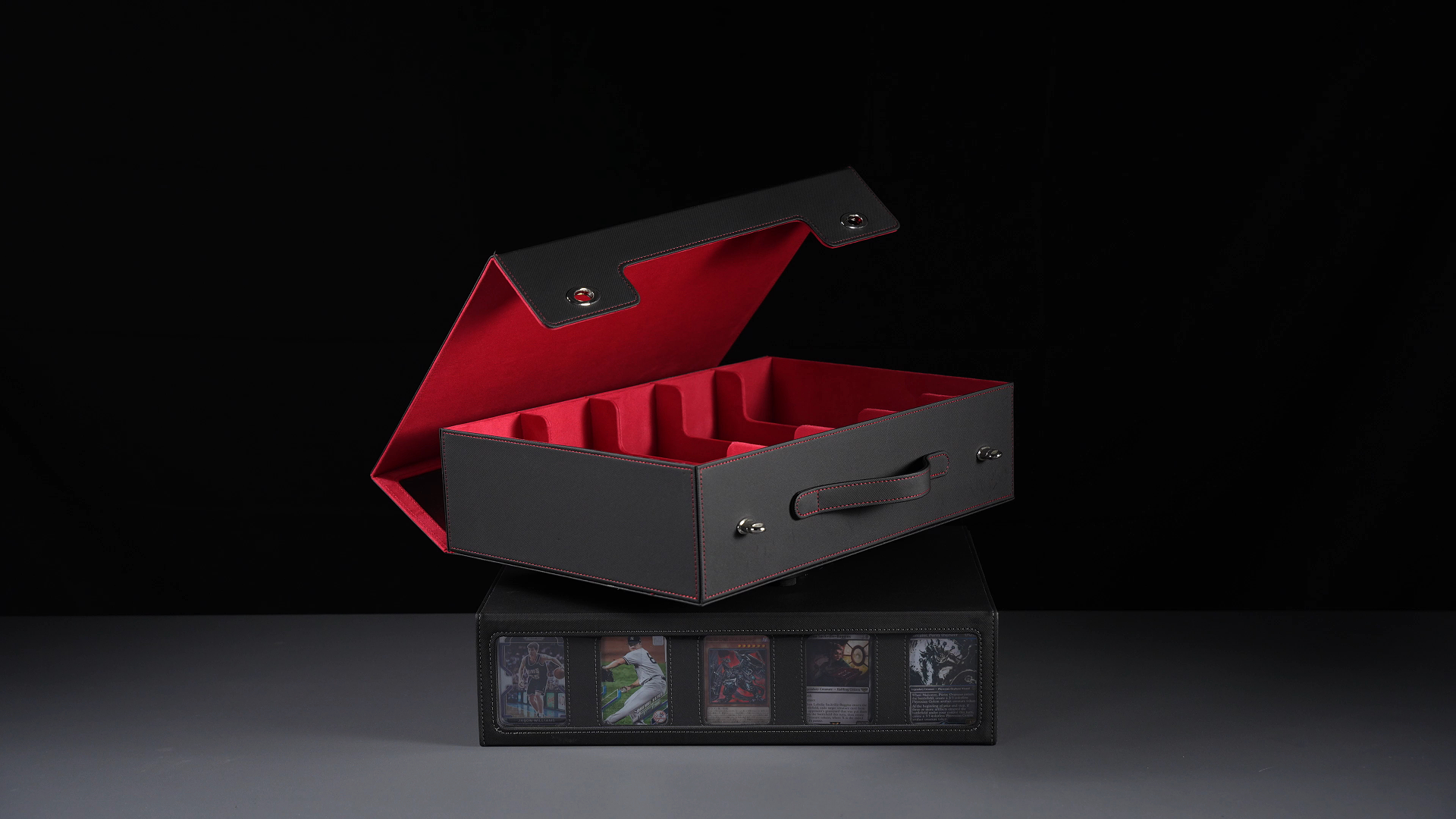 Amazon.com: UAONO Trading Card Storage Box, Holds 2400 Sleeved