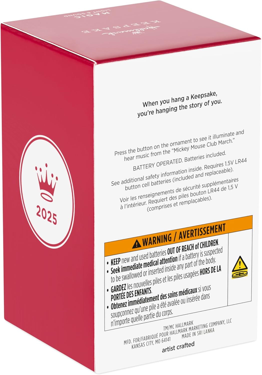 Hallmark Keepsake Christmas Ornament 2025, Disney The Mickey Mouse Club 70 Years of Music and Fun Musical with Light, Gifts for Disney Fans - Image 8