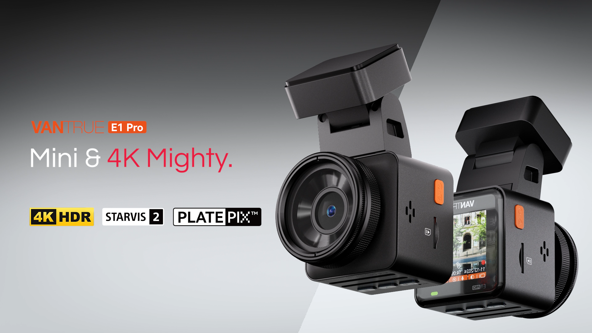 VANTRUE E1 Pro Dash Cam 4K HDR - Telecamera Auto Con WiFi 5GHz, GPS, Visione Notturna, Parcheggio 24/7, Supporto 1TB - Foto 12