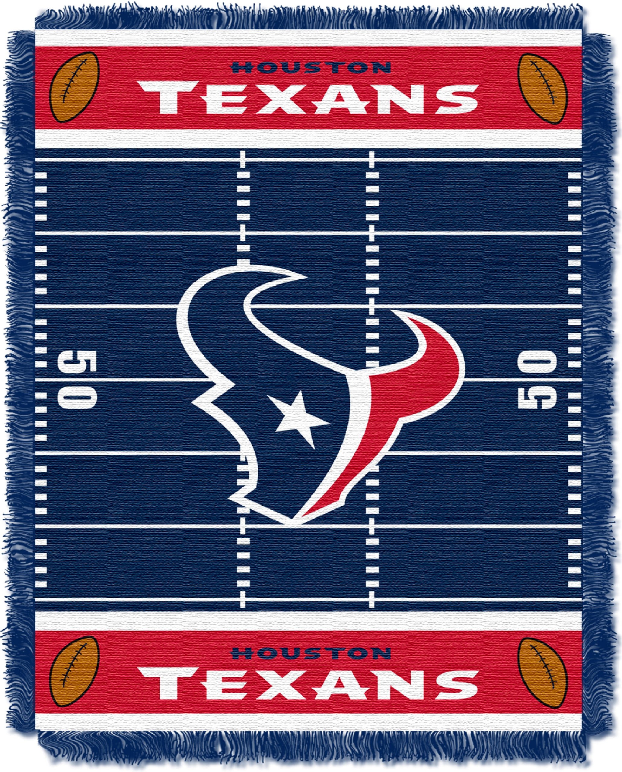 Officially Licensed NFL Seattle Seahawks "Field" Woven Jacquard Baby Throw Blanket, 36" x 46", Multi Color