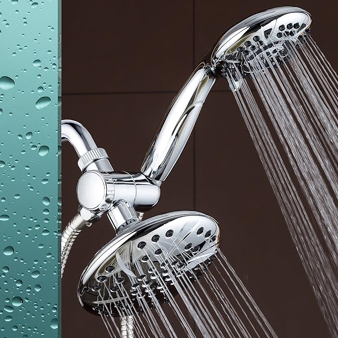 Regadera de Lluvia AquaDance 6 pulgadas con Ducha de Mano miniatura 7