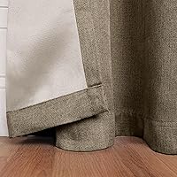 Vista 3 de Superior Cortinas opacas, oscurecimiento de habitación, dormitorio, cortinas, cocina, detalles de ventana de sala de estar, bloqueo solar, térmico