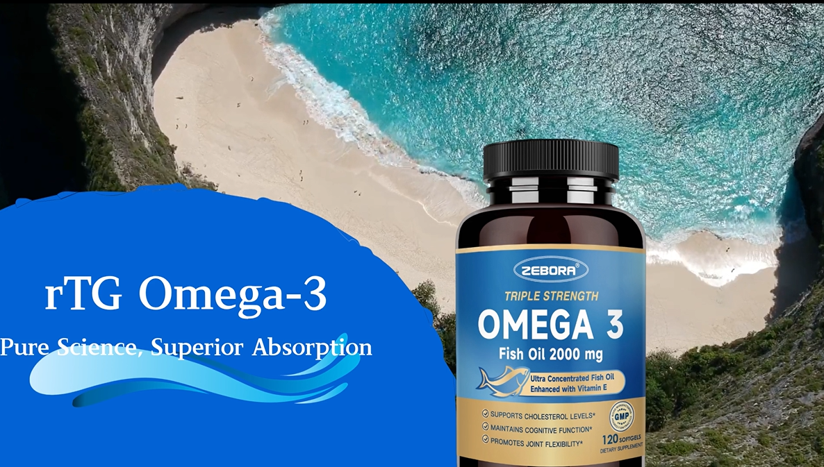 Amazon.com: ZEBORA Triple Strength Omega-3 Fish Oil 2000mg with