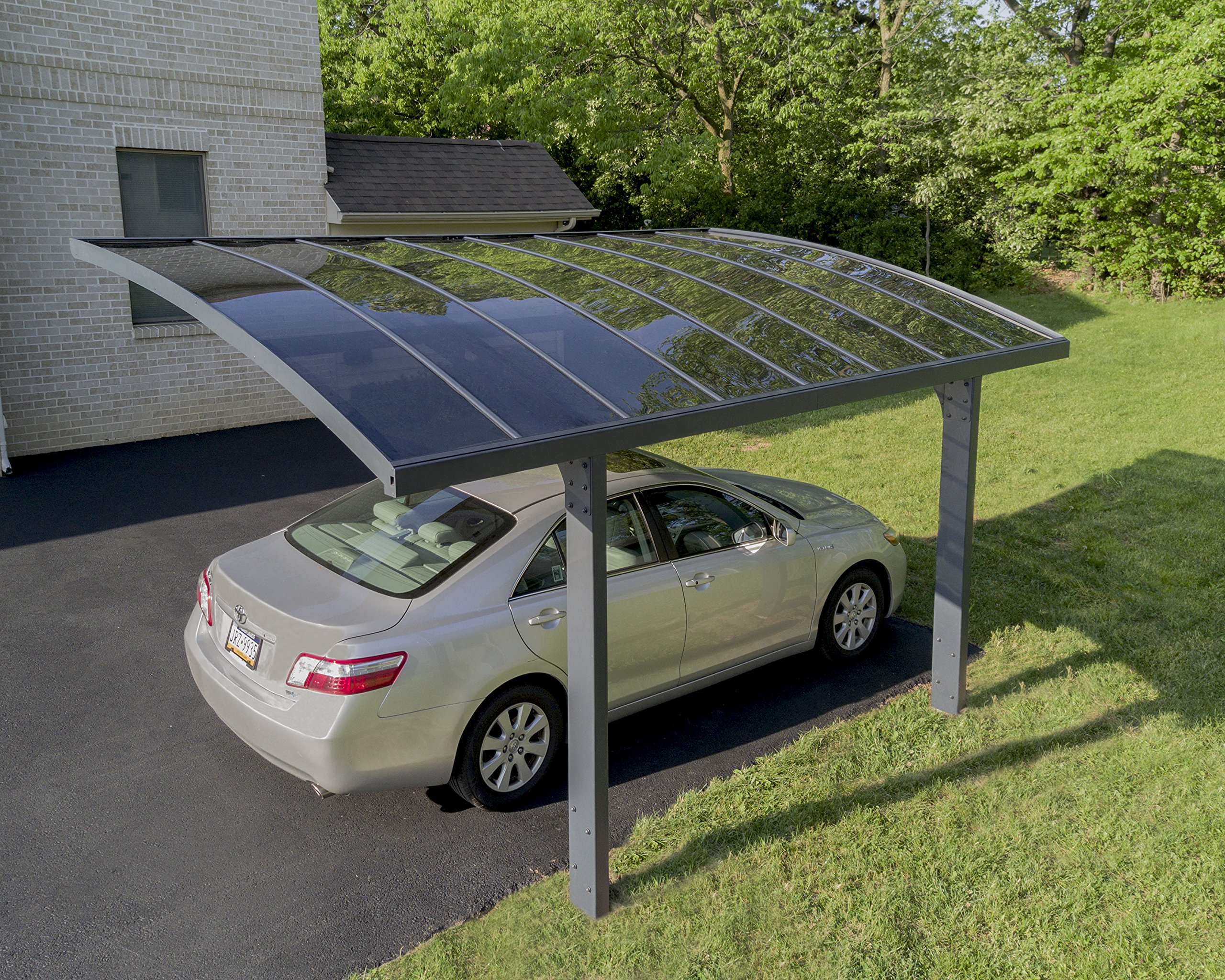 CANOPIA by Palram - Carport de Aluminio, Arizona Breeze (289x495, Gris)