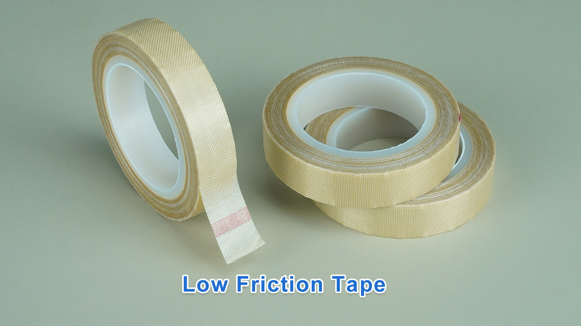Image of 3 Rolls Low Friction Drawer Slide Tape - Teflon Tape Curtain Glide Tape Abrasion Resistance - 1 /2 Inch X 33 Ft