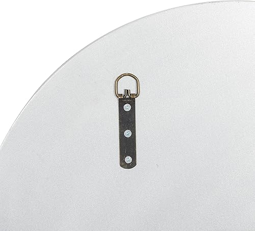 Miniatura 3 de Deco 79 Glam Wood - Reloj de pared abstracto, 20 x 2 x 20 pulgadas, color blanco