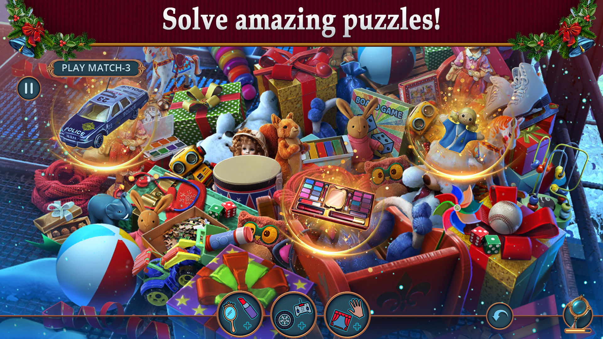 Hidden Objects - Christmas Fables: Episode 2 Sweet Wish (Free To Play) - Enjoy family riddles in ...