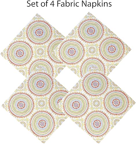 Miniatura 3 de Newbridge - Manteles de tela resistentes a la suciedad para interiores y exteriores con estampado contemporáneo