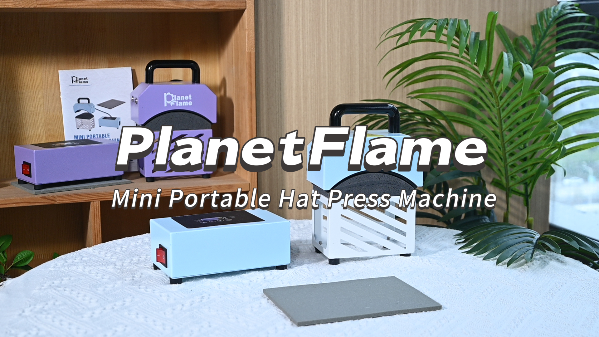 Amazon.com: PlanetFlame Hat Press, Mini Hat Press Heat Machine for