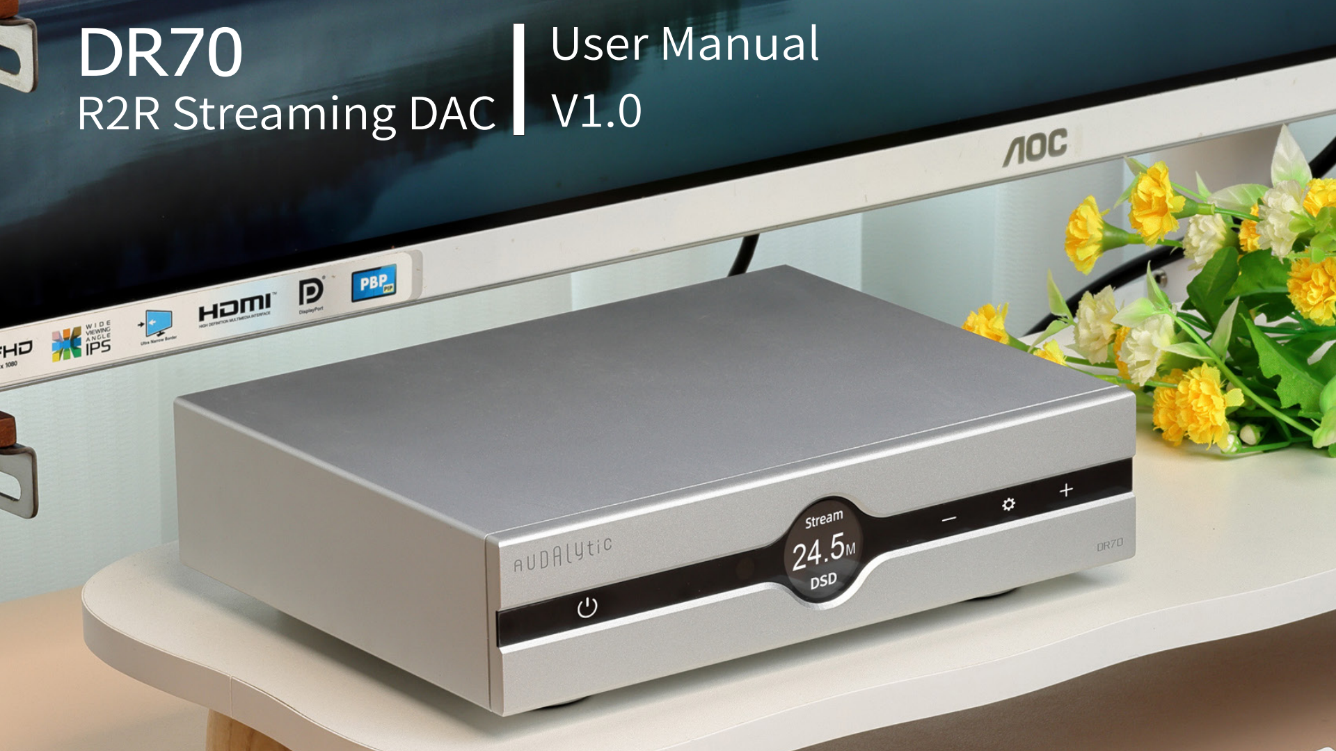 Amazon.com: Gustard Audalytic DR70N R2R DAC | Native 1-Bit DSD 