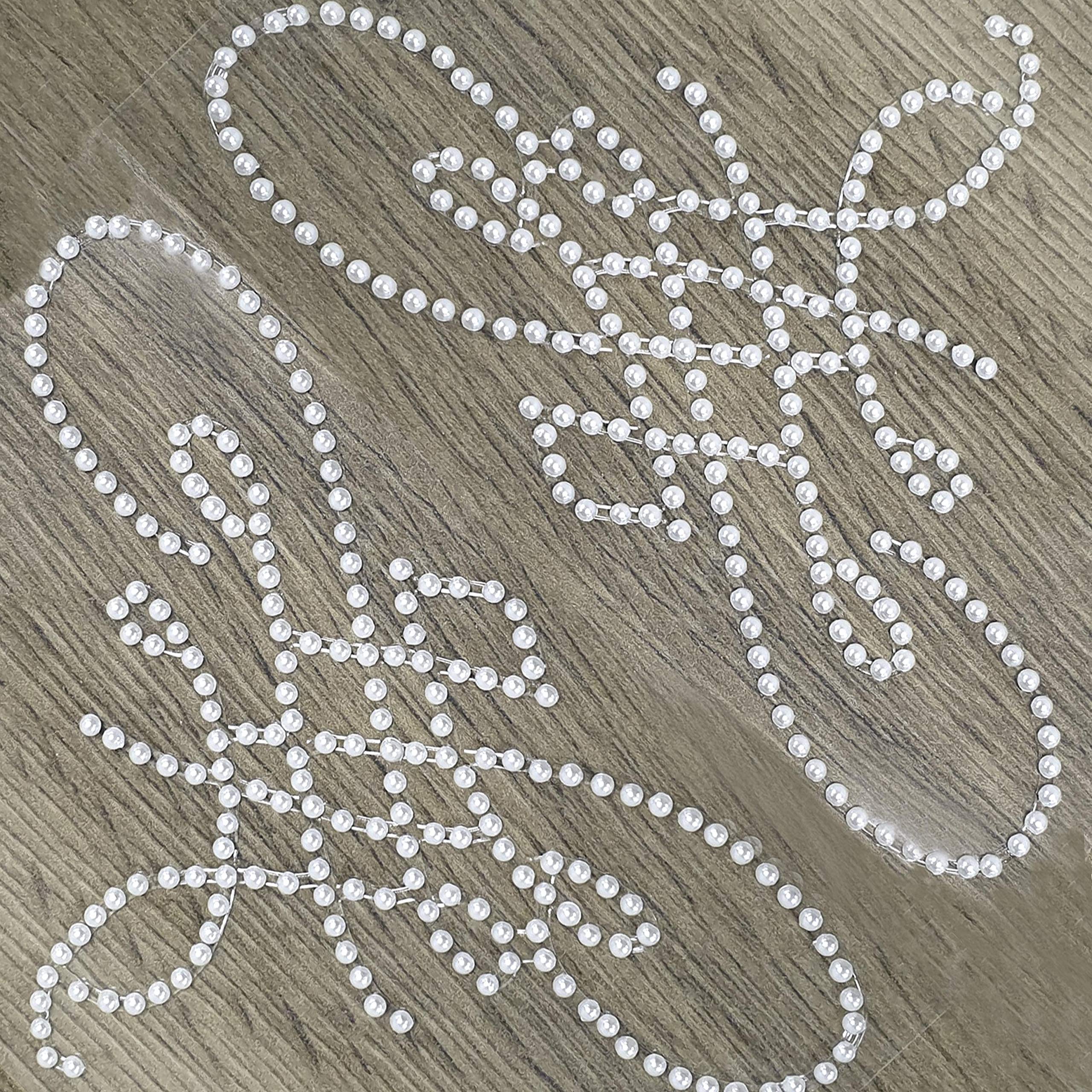 Pebble Eleven 10Cm Pearl Sheet Assorted Diamante & Pearl Stickers - Self Adhesive Rhinestone And Pearl Card Embellishments (, 2)