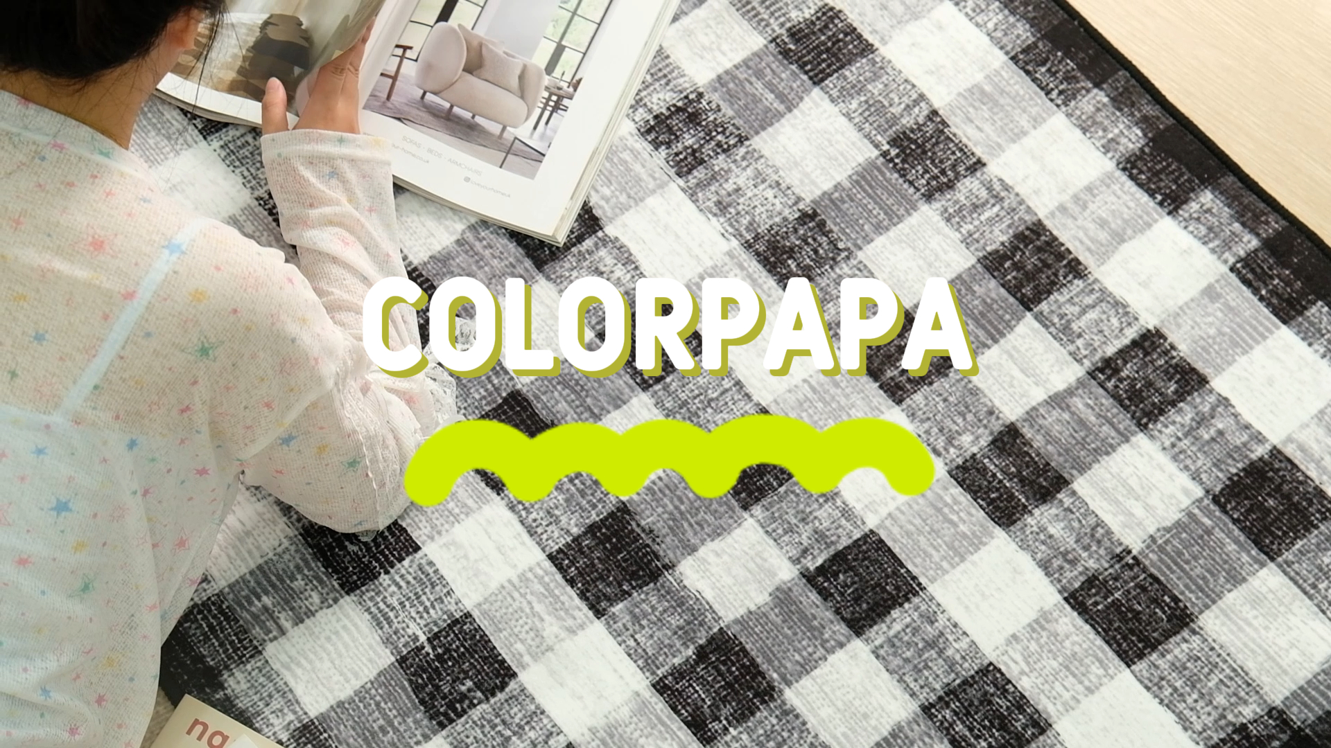 Tapete Decorativo a Cuadros 91x152 cm Antideslizante miniatura 7