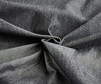 Vista 9 de ECOCOTT Juego de funda de edredón de 3 piezas, 100% algodón lavado, duradero, suave y cómodo, con cierre de cremallera, tamaño King California