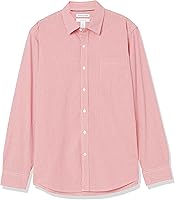 Vista 7 de Tienda Essentials Men's Regular-Fit Long-Sleeve Casual Poplin Shirt