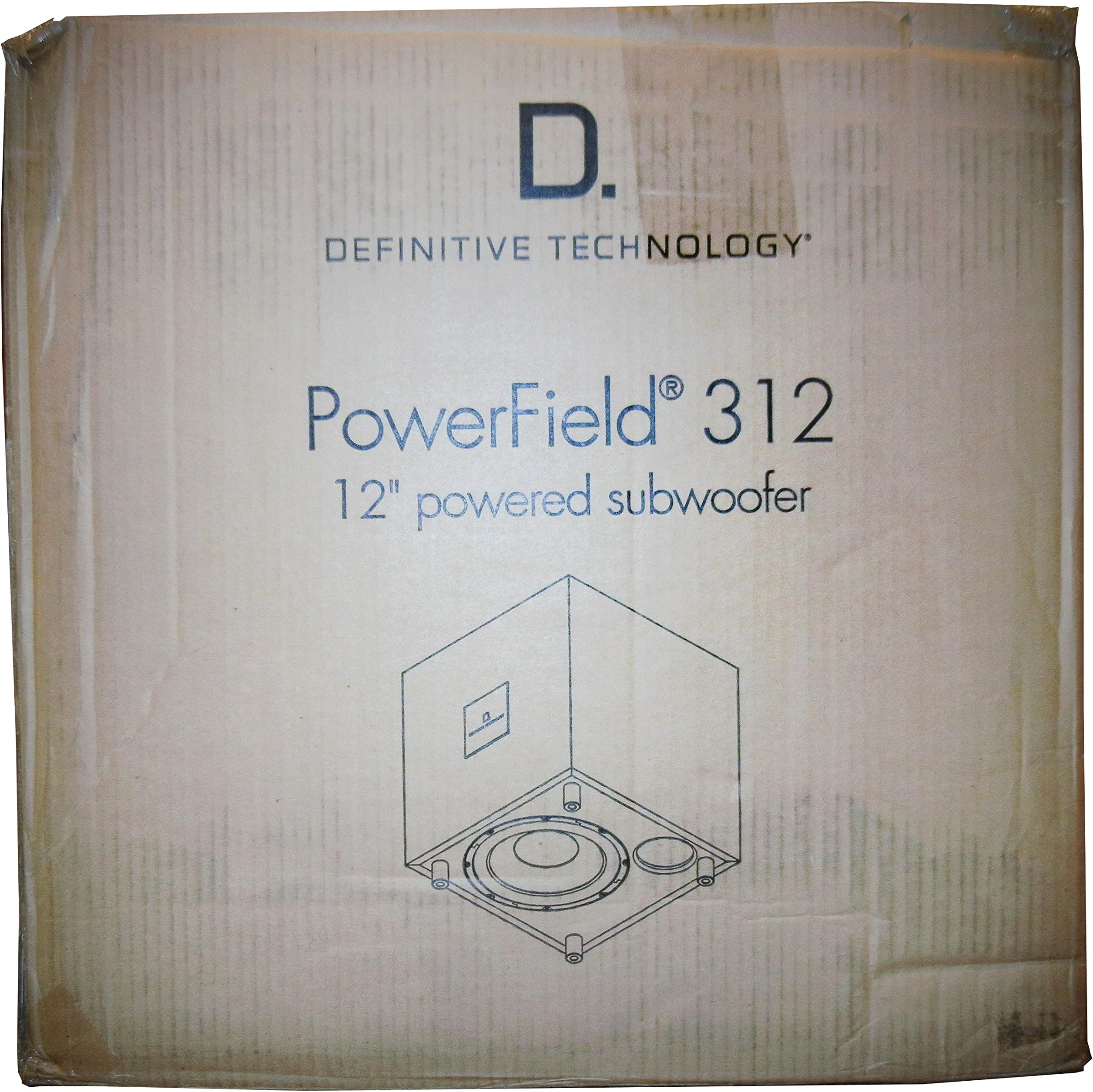 Definitive Technology POWERFIELD 312 12-Inch 300-Watt Powered Subwoofer (Black)