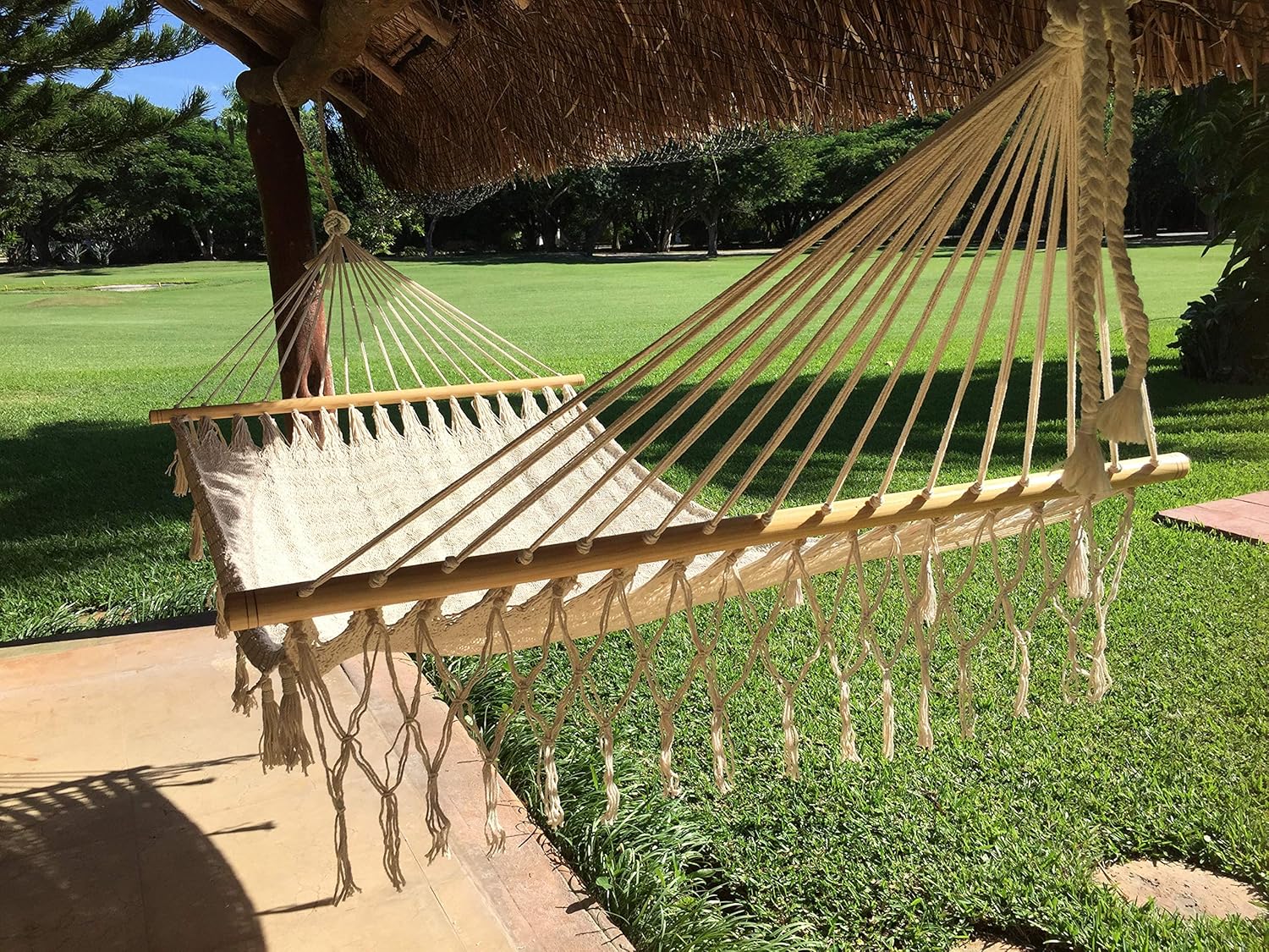 American Hammock (with Spreader bar) (Natural, Nylon)
