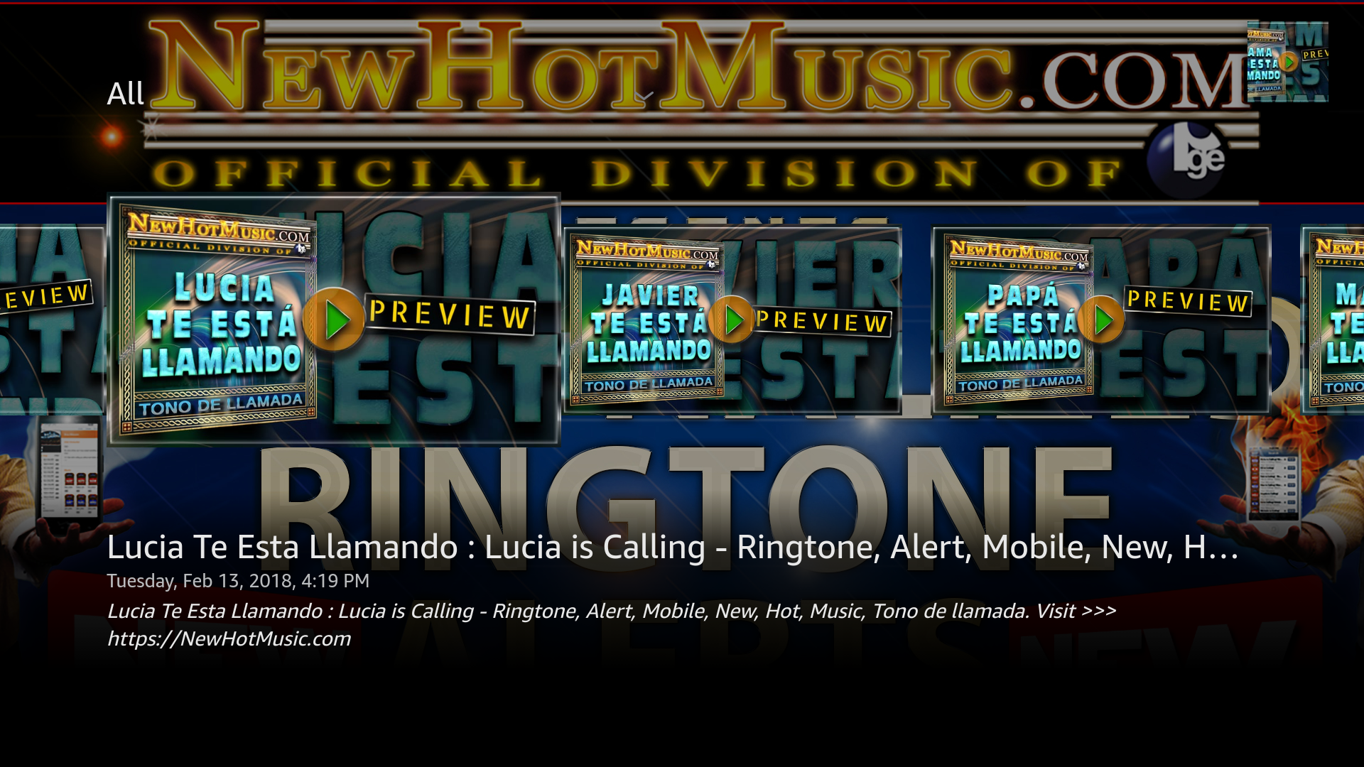 Personalized Ringtone Alerts App on Amazon Appstore