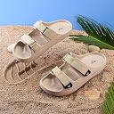 Zoom FLTM05 Men's Sandals With Adjustable Velcro Strap Ultra Soft & Flexibility Anti Skid Comfortable Waterproof Daily Sandals for Men gallery image