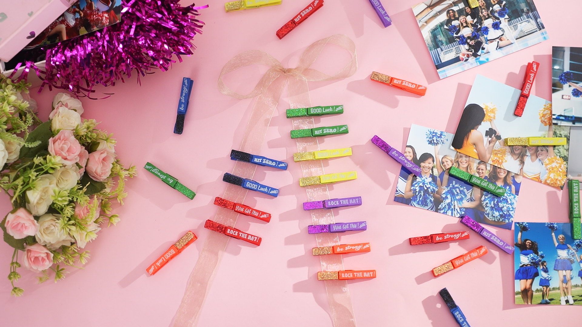 その他 Kongming, Yuletide Cheer Merchandise Set Amazon.com: Kigeli 30 Pcs Spirit Clips Cheer Pins Cheerleader