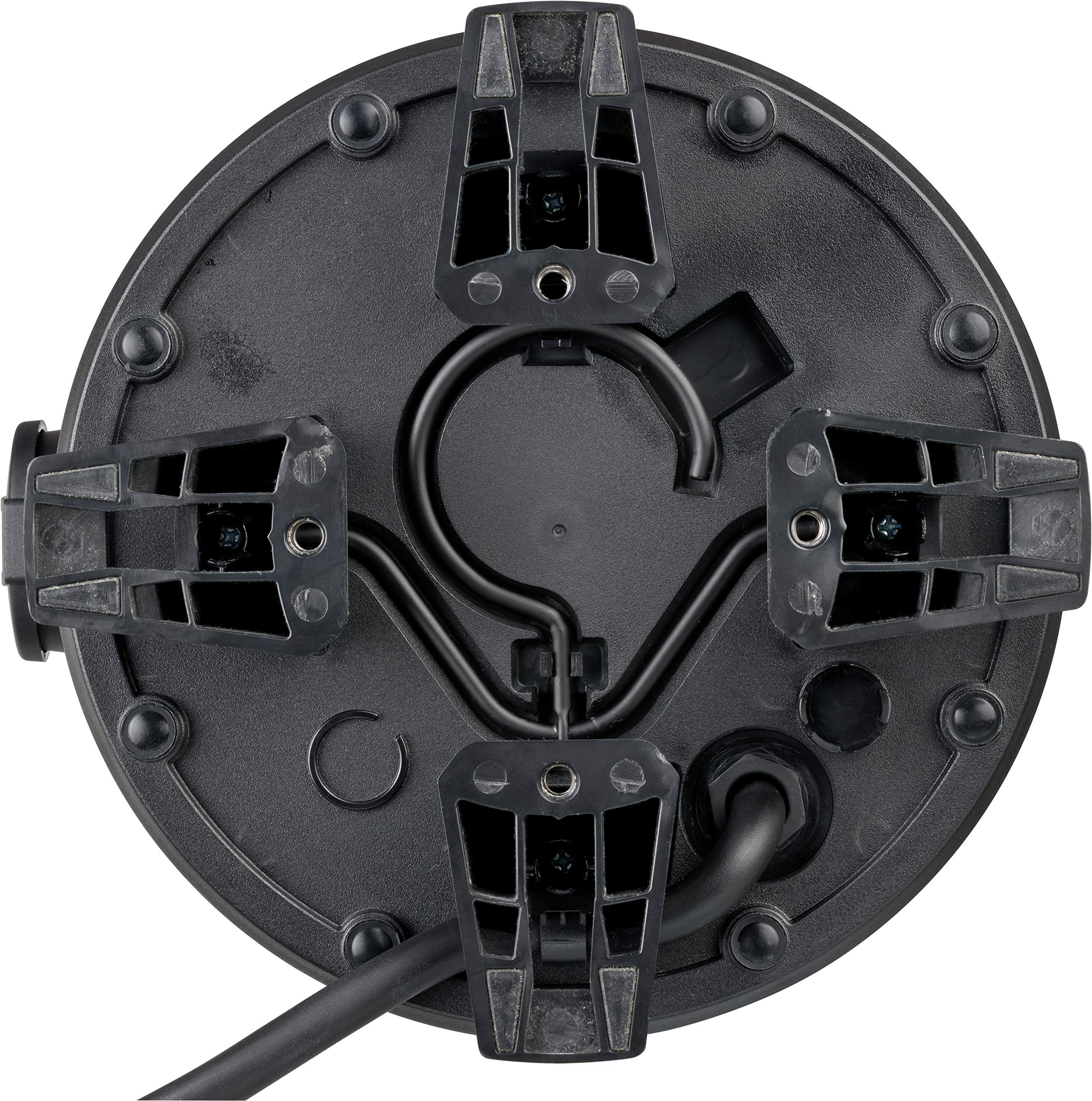 Brennenstuhl reflektor budowlany 360° / lampa robocza LED 50W (reflektor led 5400lm, kabel 5m i bryzgoszczelne gniazdo z samozamykajaca sie pokrywa, lampa robocza LED do uzytku na zewnatrz, IP54)