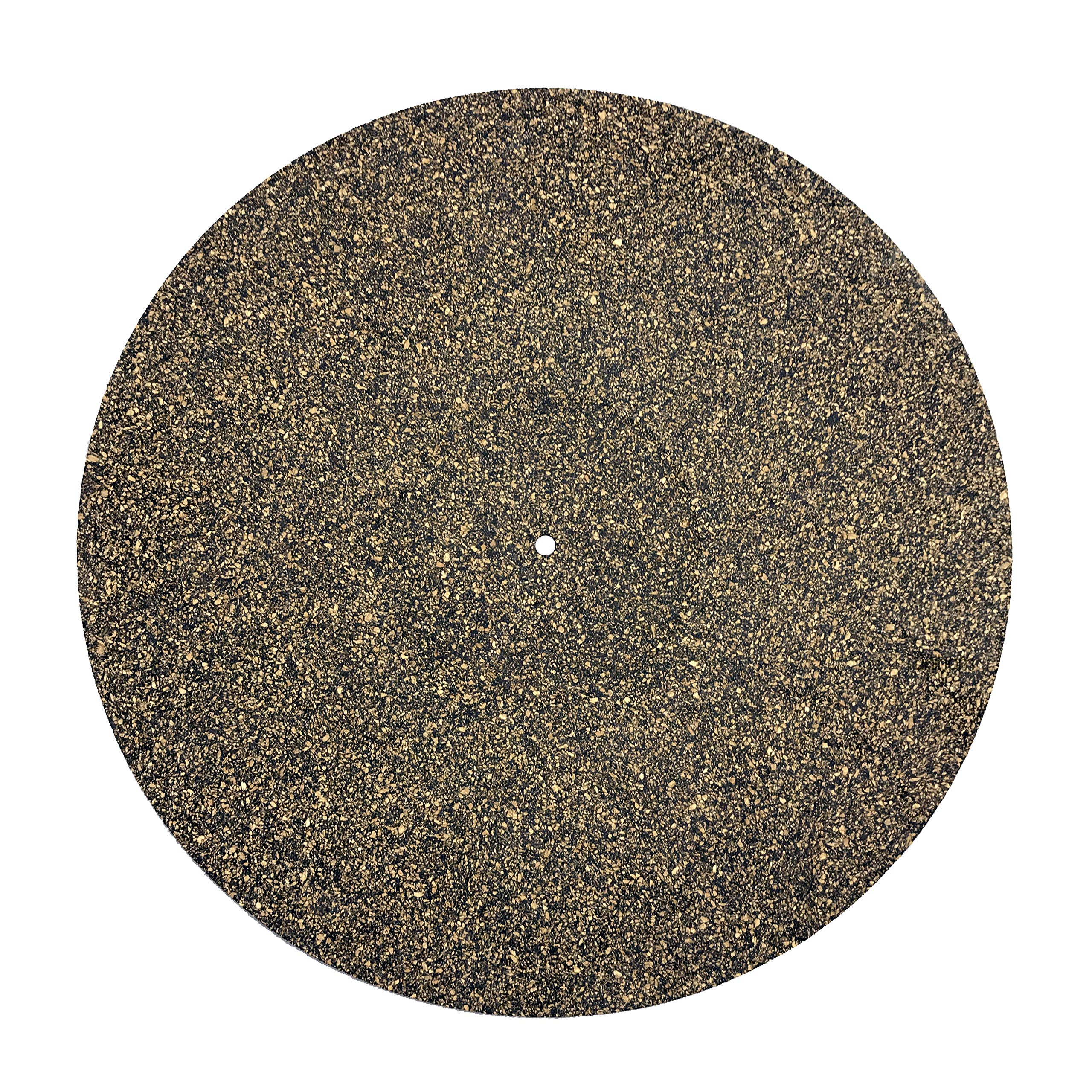 Turntable Mat Slipmat Cork and Rubber (Diameter: 30cm/11.8in Thickness: 3mm 1/16in) Vinyl Record Improve Sound Quality Reduce Vibrations Absorb Resonances DIY Upgrade Platter - Unihom