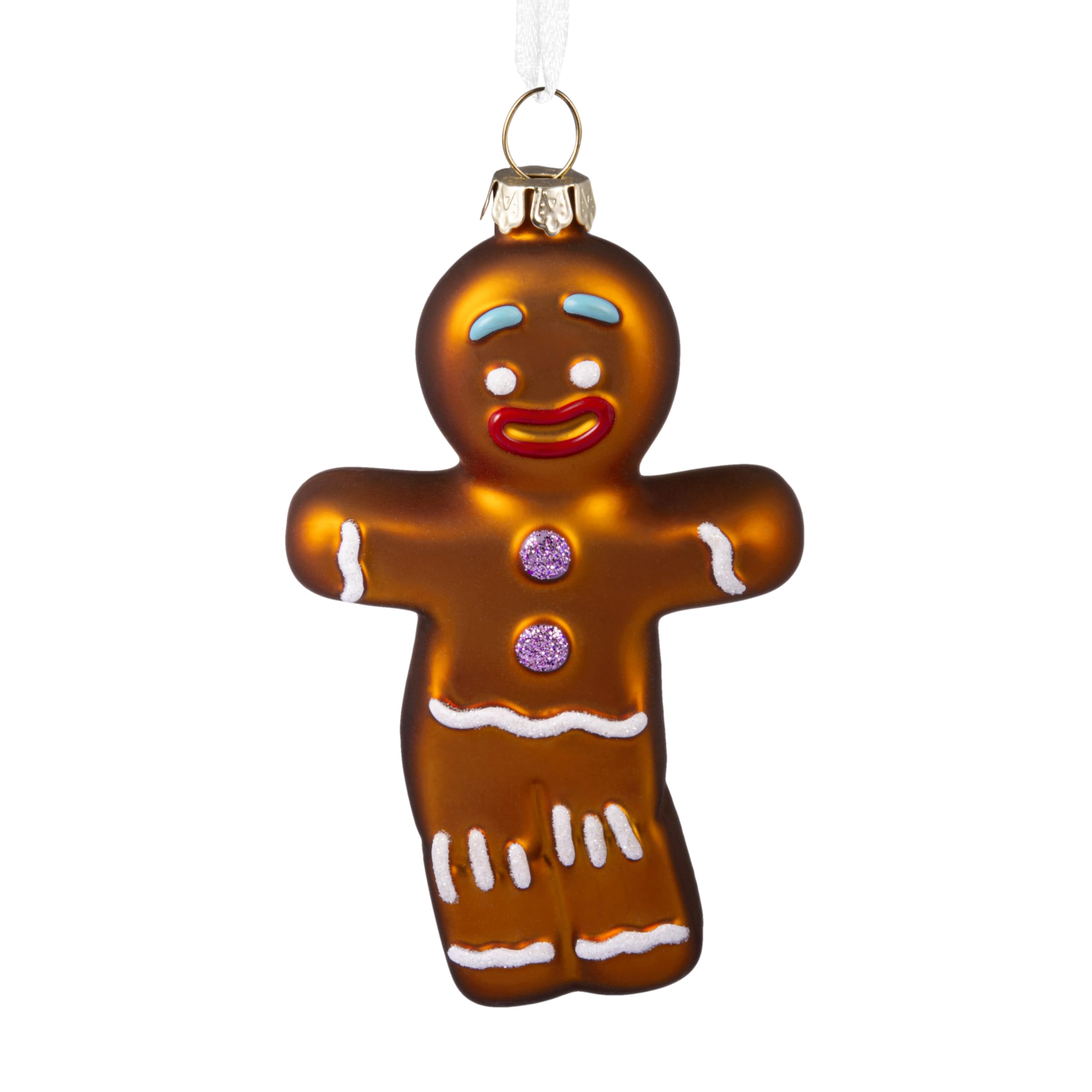 Hallmark Christmas Ornament, Shrek Gingerbread Man Ornament, Blown Glass, Movie Gifts
