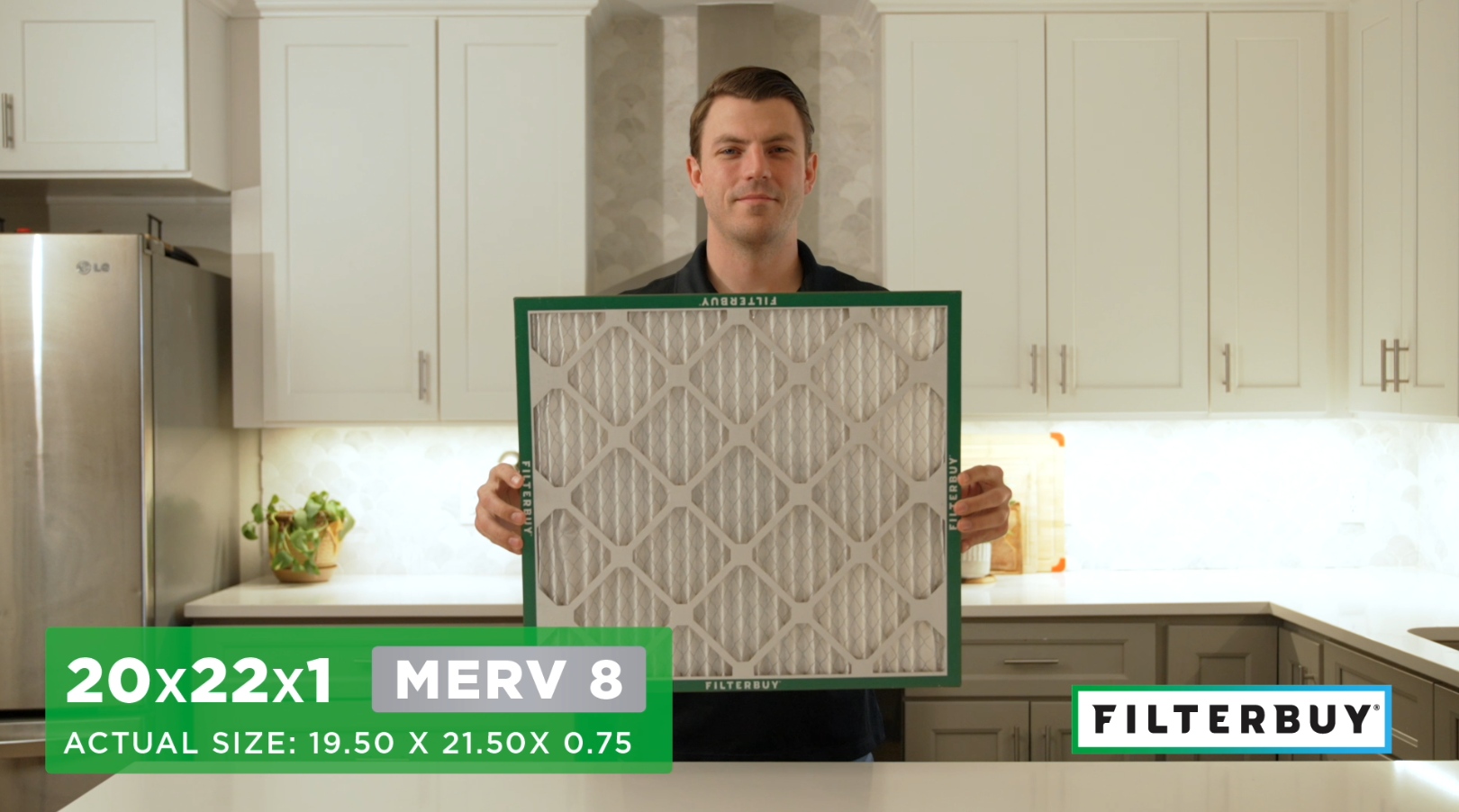 Filterbuy 21x22x1 Air Filter MERV 13 Optimal Smoke & UK | Ubuy - View #9