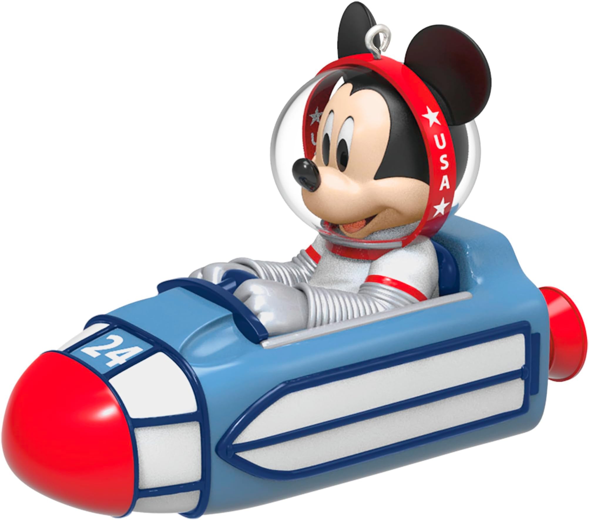 Mickey Mouse Christmas Ornament 2024, Disney Space Mountain Clear for Launch, Gifts for Disney Fans