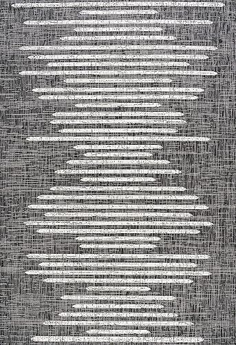 Miniatura 3 de Eyely BMS124E-3 - Alfombra geométrica de rayas bereber para interiores y exteriores, moderna, bohemia, rústica, dormitorio, cocina, patio trasero,