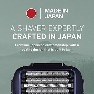 Panasonic ARC5 Electric Razor for Men with Pop-up Trimmer, Wet Dry 5-Blade Electric Shaver with Intelligent Shave Sensor and 16D Flexible Pivoting Head - ES-ALV6HA (Navy)