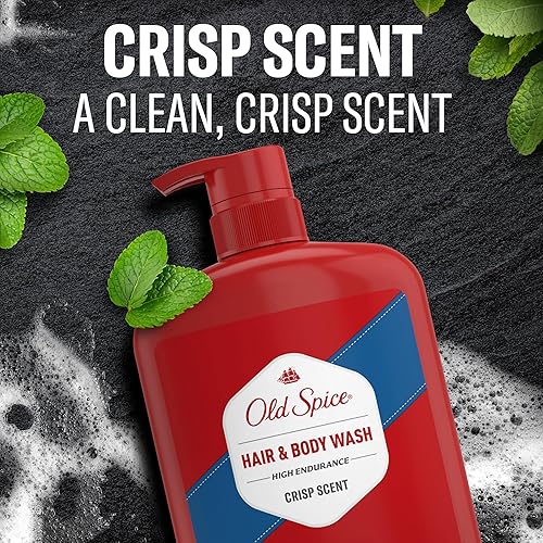 Miniatura 14 de Old Spice Gel de baño y cabello de alta resistencia para hombres, aroma crujiente, 18 onzas líquidas