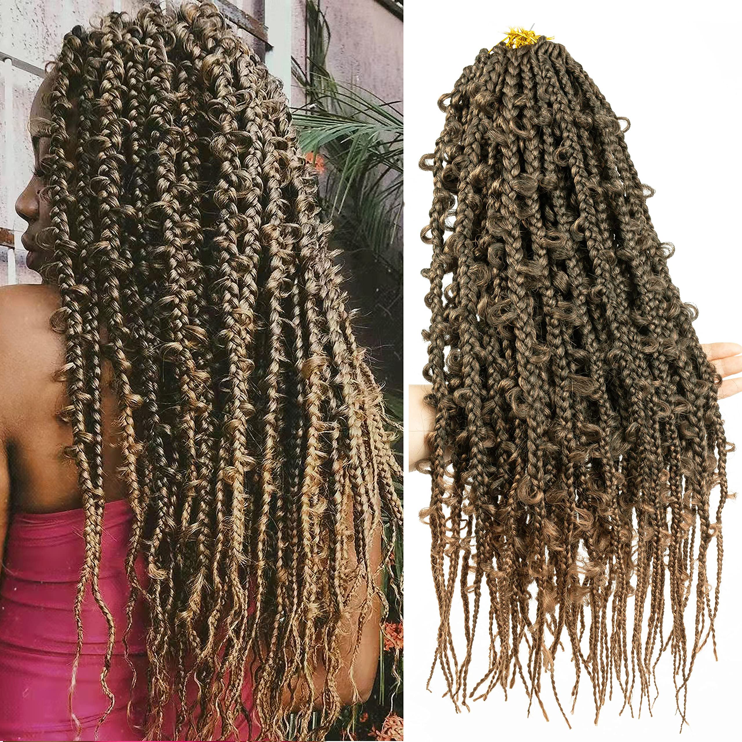 Buy Jungle Box Braids Butterfly Box Braids Crochet Hair 20 inch 6 Packs