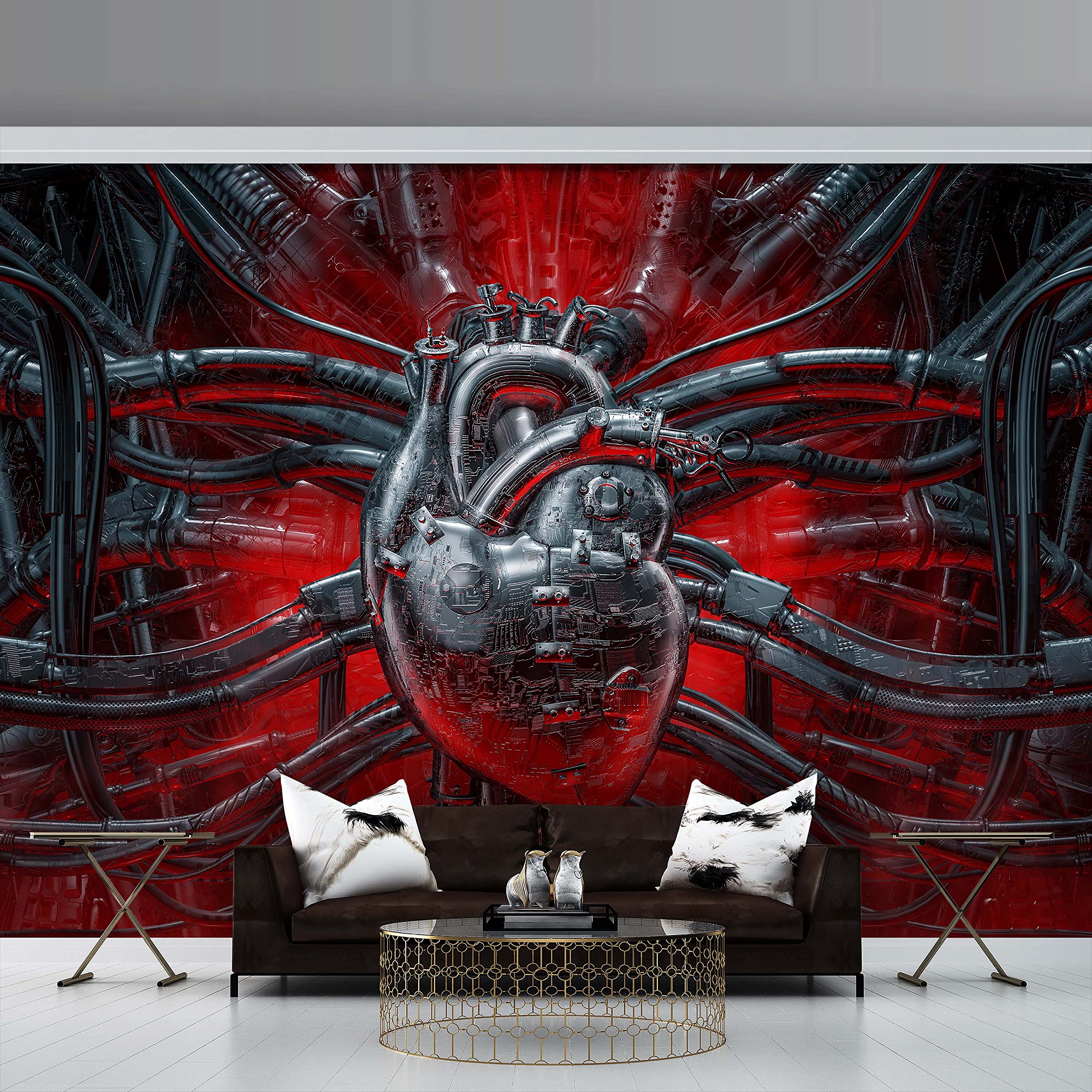 Wandmotiv24 Photo Murale Rouille Antique Métallique XS 150 X