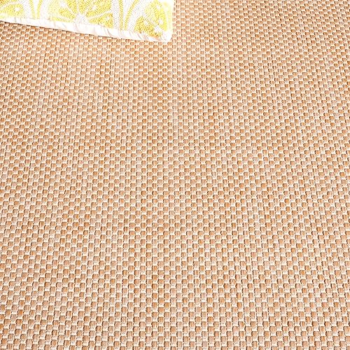 Miniatura 6 de SAFAVIEH - Colección Courtyard CY8521 - Alfombra de 2 pies 7 pulgadas x 5 pies, color natural y crema, para interiores y exteriores, para vestíbulo,