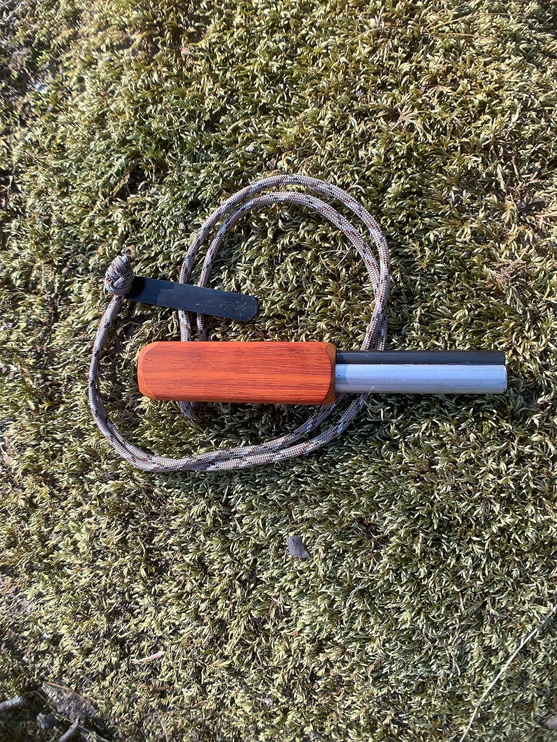 Fire Fast Kamper Lanyard. European Fire Steel Ferro Rod and Magnesium. Compact Durable Lite Weight Emergency Fire Starter for Camping, Backpacking, Hiking. : Sports & Outdoors