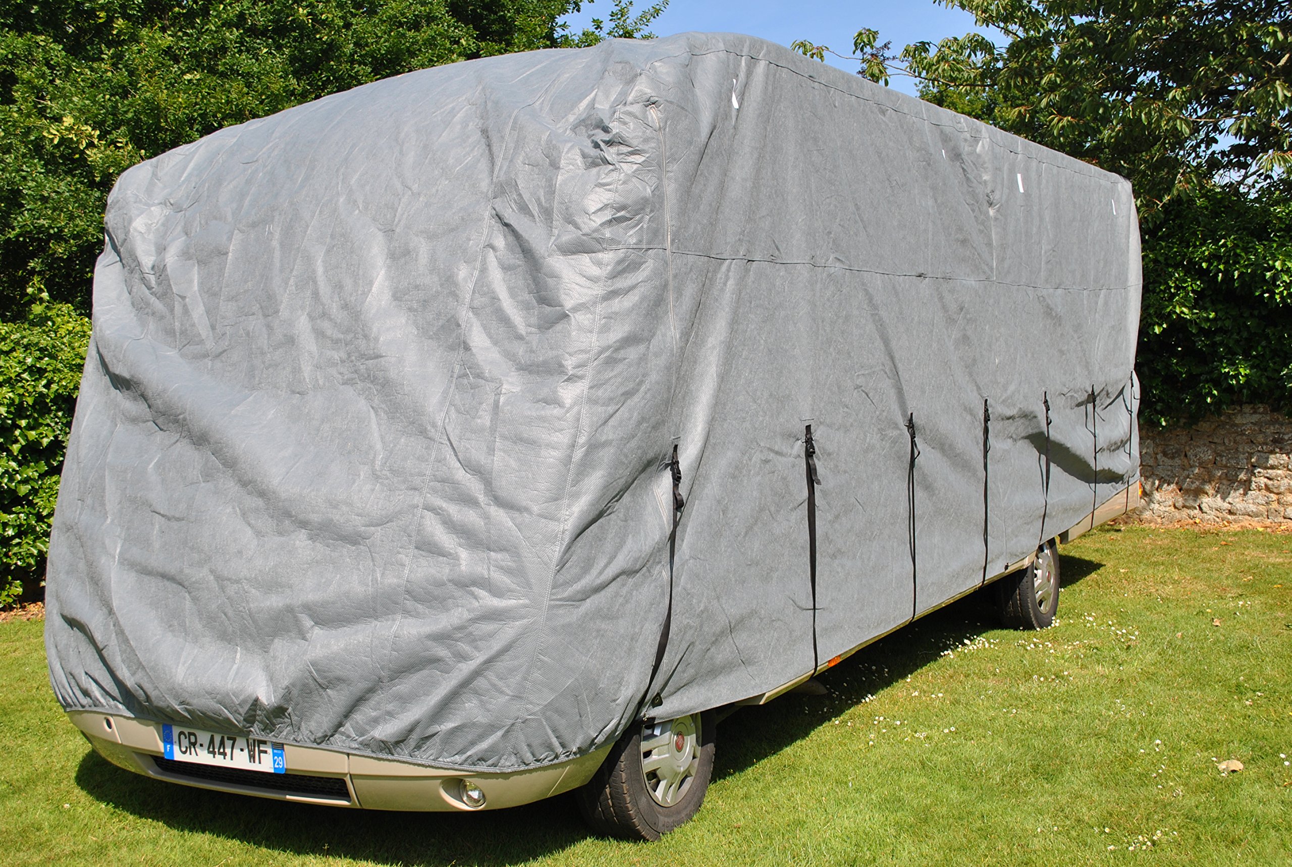 HBCOLLECTION Premium Atmungsaktive Schutzhülle für Integrierte Wohnmobile Reisemobile (LxlxH 7.00x2.50x2.60m)