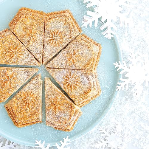 Miniatura 2 de Nordic Ware Sartén de mantequilla con copos de nieve dulces, color plateado