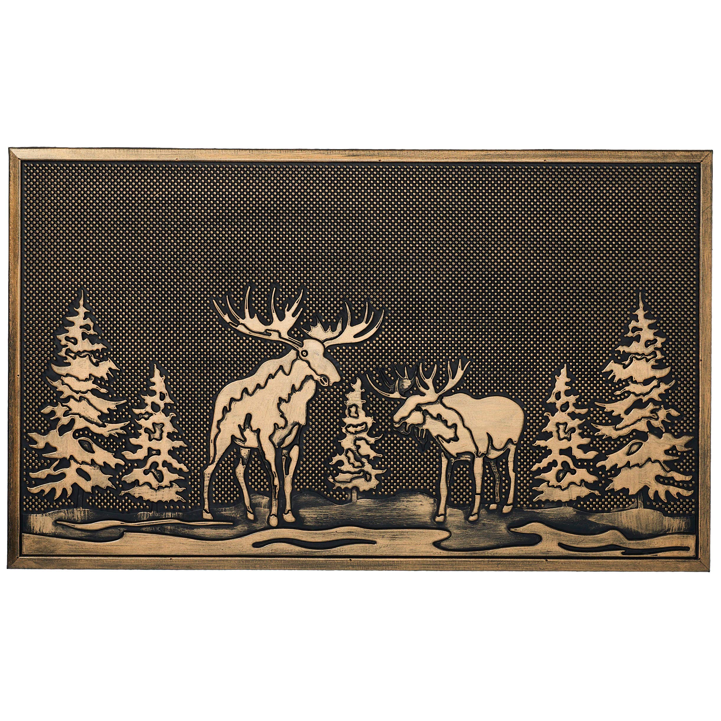 HF Doormat - Rustic Pin Dot Rubber Mat -3