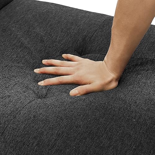 Miniatura 3 de Woanke Silla para dormir sofá 4 en 1 multifunción cama individual otomana plegable con respaldo ajustable tumbona para vida en espacios pequeños